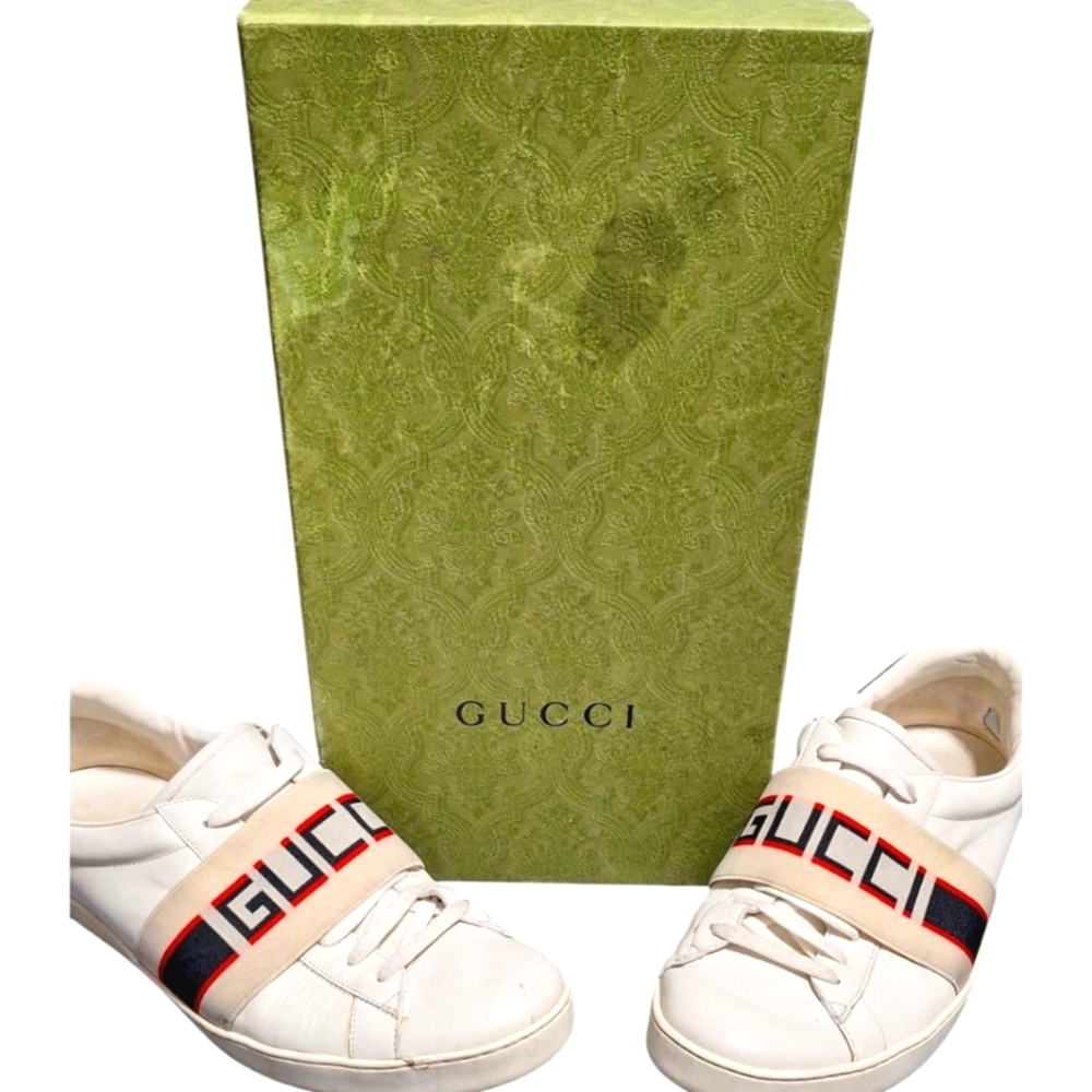 GUCCI ACE Striped Band LOGO Sneakers